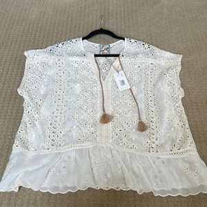 Johnny Was NWT Leith Top